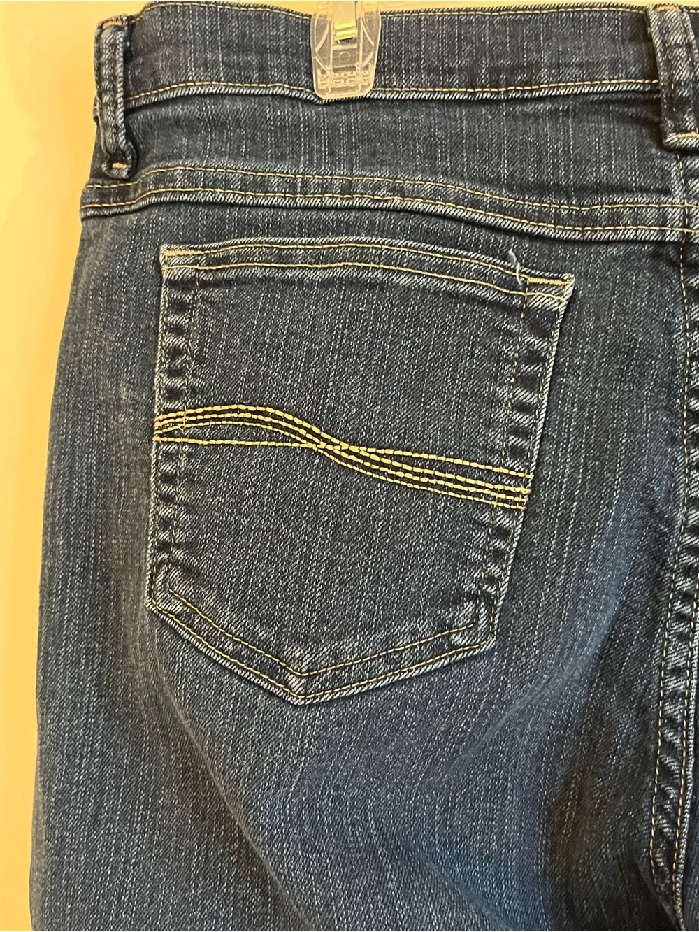 Riders Women's Straight Leg Jeans in Dark Blue - Picture 8 of 13